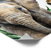 若いワイルドスリーサファリバースデーパーティー ポスター (角)