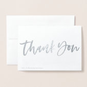 若いワイルド実在と3箔の写真感謝していはあなた 箔カード (裏面封筒付き)