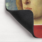 若い上院議員のポートレート、1485-90年 マウスパッド (コーナー)