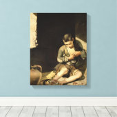 若い乞食c.1650 キャンバスプリント (インサイチュ (ウッドフロア))