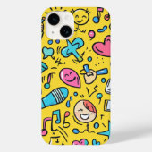 若い人たちのかわいい柄 Case-Mate iPhoneケース (裏面)