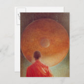 若い僧とコン ポストカード (正面/裏面)