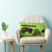 若い印象派を持つアメリカの抽象芸術 ランバークッション (椅子)