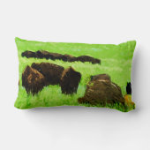 若い印象派を持つアメリカの抽象芸術 ランバークッション (裏面)