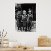 若い女の子のオイスターシューッカー、1900年代初期 ポスター (キッチン)