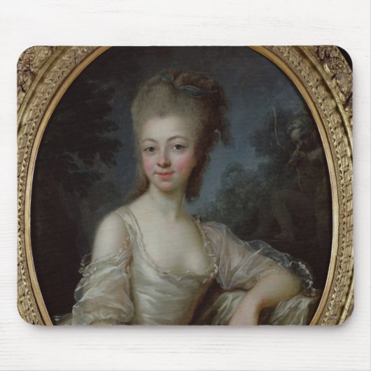若い女の子のポートレート、1775年 マウスパッド (正面)