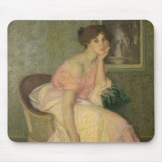 若い女の子のポートレート、1906年 マウスパッド (正面)