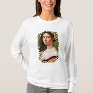 若い女の子のポートレート Tシャツ