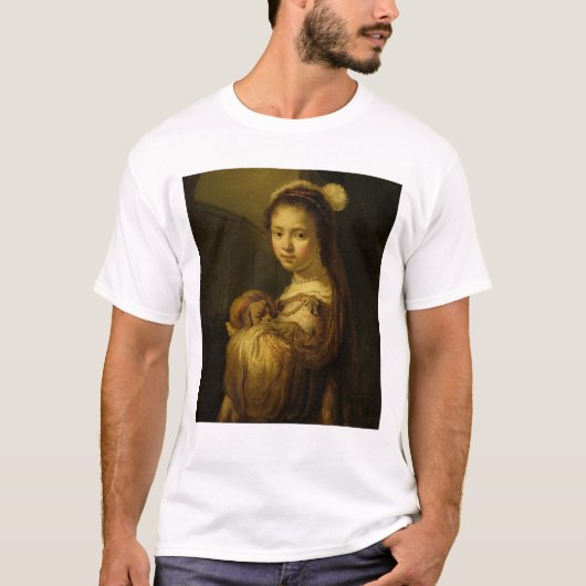 若い女の子の写真 Tシャツ (正面)