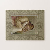 若い女の子の子供を握っているイエス・キリスト ジグソーパズル (横)