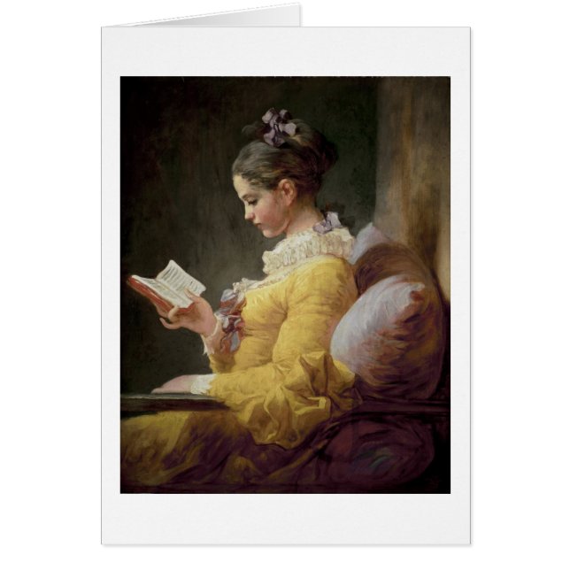若い女の子の読書、c.1776 (正面)