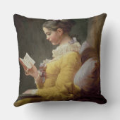 若い女の子の読書、c.1776 クッション (裏面)