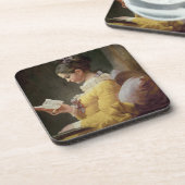 若い女の子の読書、c.1776 コースター (左側)