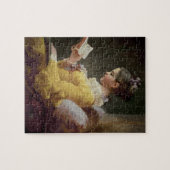 若い女の子の読書、c.1776 ジグソーパズル (横)