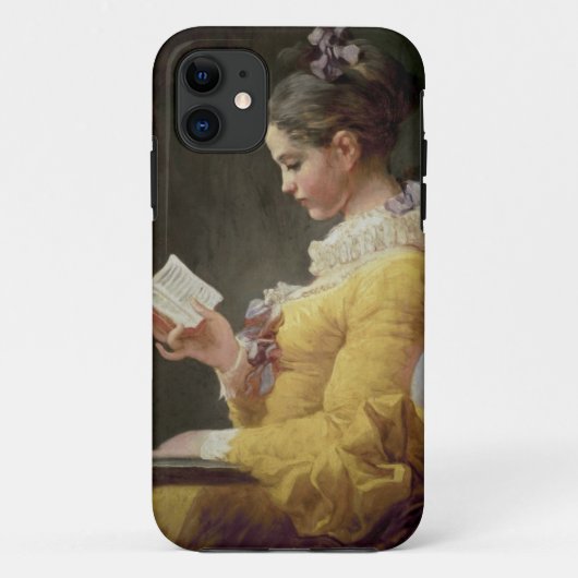 若い女の子の読書、c.1776 Case-Mate iPhoneケース (裏面)