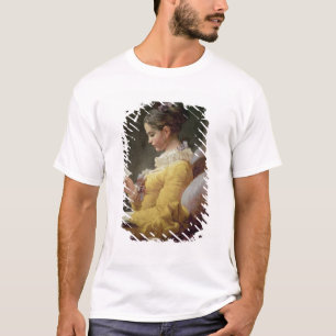 若い女の子の読書、c.1776 tシャツ