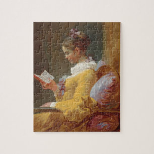 若い女の子の読書、J. Fragonard著読者 ジグソーパズル