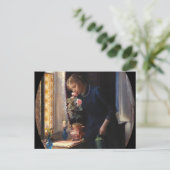 若い女の子はカール・ブロッホによるバラのにおいがした ポストカード (スタンド正面)