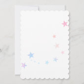 若い女の子ローラースケートで滑る誕生日パーティー 招待状 (裏面)