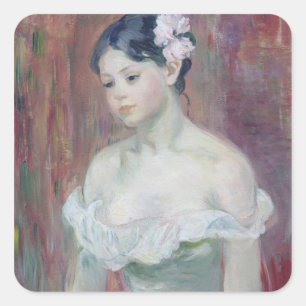 若い女の子1893年 スクエアシール