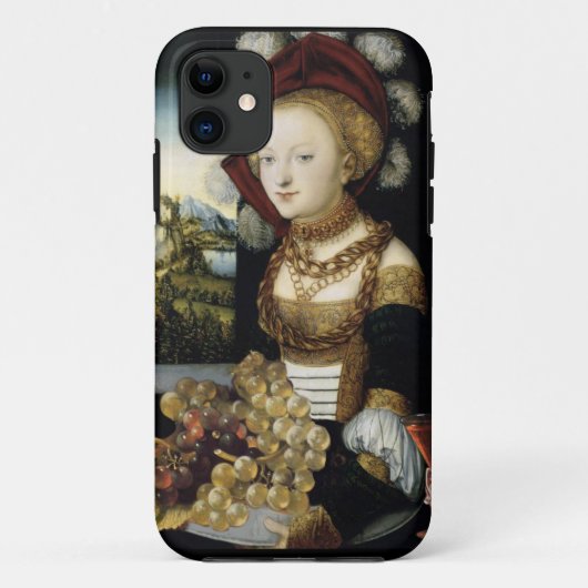 若い女の子,アンティークブドウとワイン Case-Mate iPhoneケース (裏面)