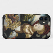 若い女の子,アンティークブドウとワイン Case-Mate iPhoneケース (裏面(横))