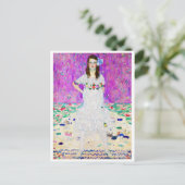 若い女の子，グスタフクリムト ポストカード (スタンド正面)