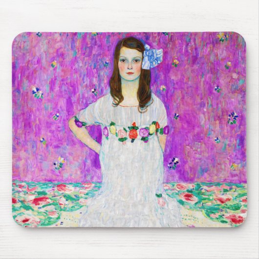 若い女の子,グスタフクリムト マウスパッド (正面)