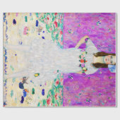 若い女の子,グスタフクリムト ラッピングペーパー (フラット)