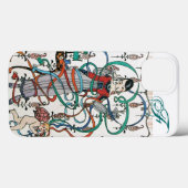 若い女の子,リボンカラフル渦巻き,キューピッドモノグラム Case-Mate iPhoneケース (裏面 (横))