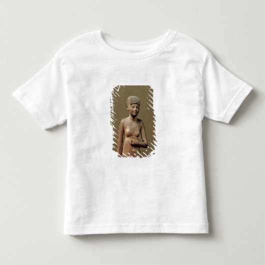 若い女中の像（木） トドラーTシャツ (正面)