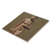 若い女中(木)の彫像 タイル (側面)