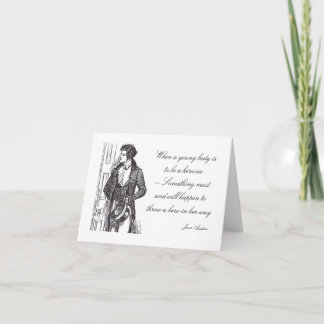 若い女性がヒロインの挨拶状であるべきである時 カード