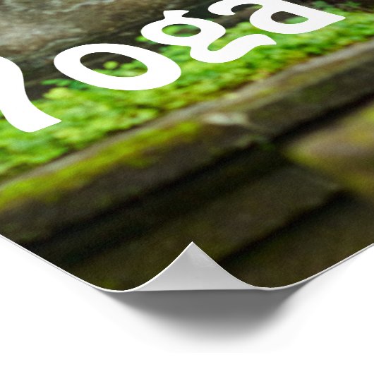 若い女性がヨガをする ポスター (角)