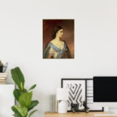 若い女性としてバイエルンのエリザベス皇后 ポスター (ホームオフィス)