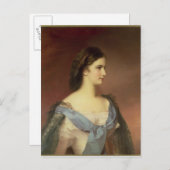 若い女性としてバイエルンのエリザベス皇后 ポストカード (正面/裏面)