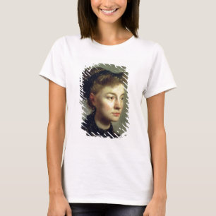 若い女性のエドガー・ドガ のポートレート、1867年 Tシャツ