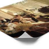 若い女性のバイオ遊リンを静める ポスター (角)