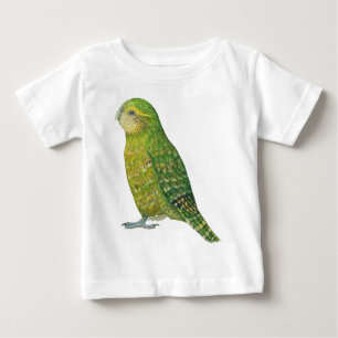 若い女性のフクロウオウム ベビーTシャツ