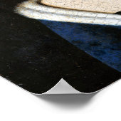 若い女性のペトルスクリストスポートレート ポスター (角)