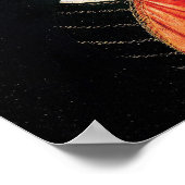 若い女性のボッティチェリポートレート ポスター (角)