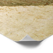 若い女性のポートレート ポスター (角)