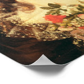 若い女性のポートレート ポスター (角)