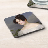 若い女性のポートレート、1827年(キャンバスの油) コースター (左側)