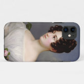 若い女性のポートレート、1827年(キャンバスの油) Case-Mate iPhoneケース (裏面(横))