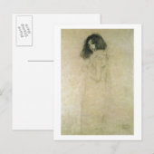 若い女性のポートレート, 1896年~97年 ポストカード (正面/裏面)