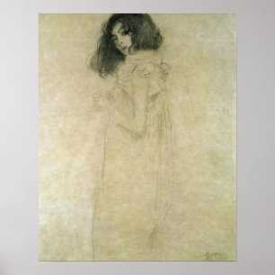 若い女性のポートレート、1896-97年 ポスター
