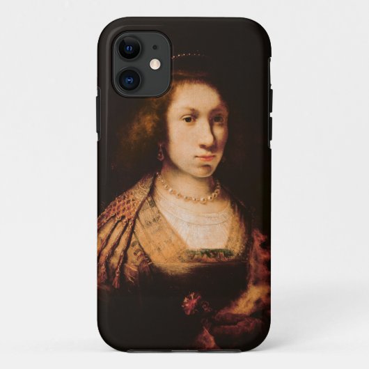 若い女性のポートレート Case-Mate iPhoneケース (裏面)