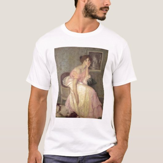 若い女性のポートレート Tシャツ (正面)