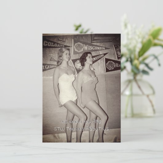 若い女性のレトロな写真のおもしろい美人たち (スタンド正面)